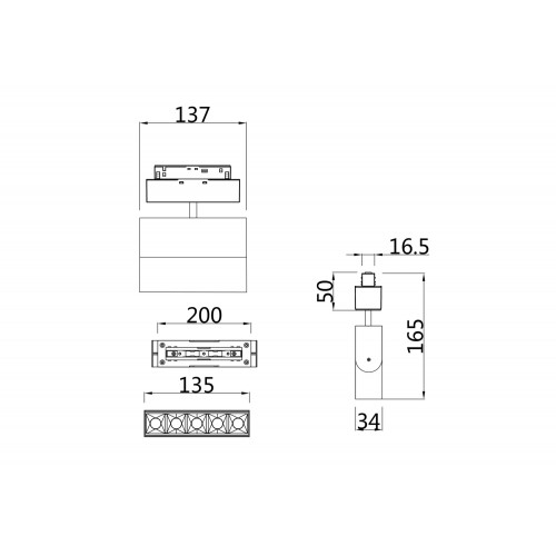 Трековый светильник Maytoni Track lamps TR015-2-10W4K-B