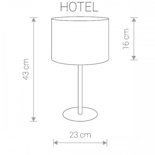 Настольная лампа HOTEL 9301