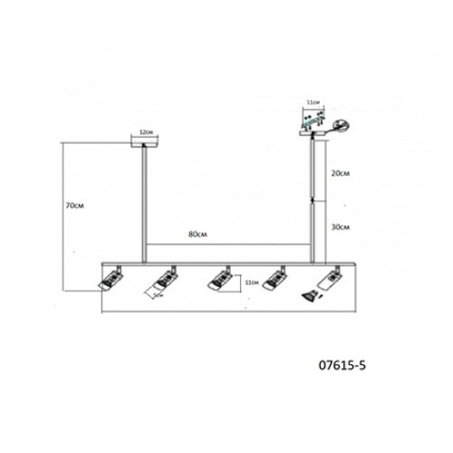 Люстра KINK Light Кайко 07615-5,19