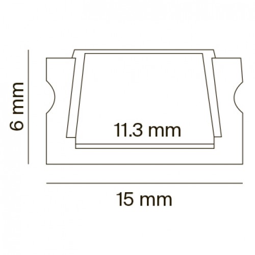 Профиль для светодиодной ленты Maytoni ALM001S-2M