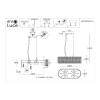 Люстра подвесная Evoluce Rida SLE283203-10