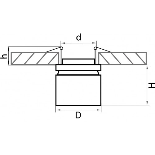 Светильник встраиваемый Forte inca 40W 213847