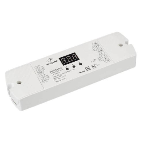 Конвертер ARLIGHT SMART-K38-DMX (12-24V, SPI, 2.4G) 028411