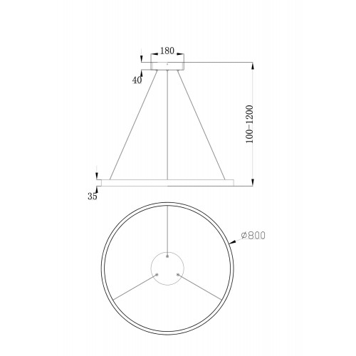 Подвесной светильник Maytoni Rim MOD058PL-L42W4K