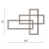 Бра Azzardo Quadratus Wall dimm AZ2993