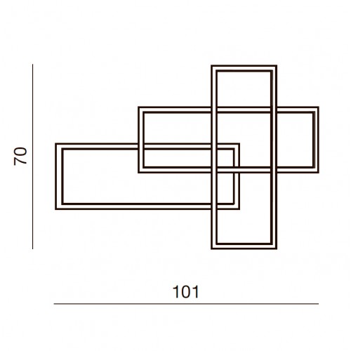 Бра Azzardo Quadratus Wall dimm AZ2993