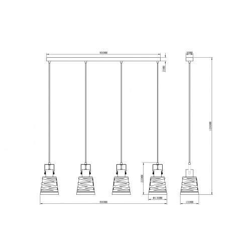 Люстра подвесная Moderli V3021-4P