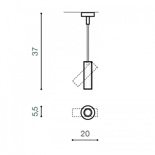 Потолочный светильник Azzardo Lens AZ3516