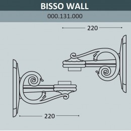 Консоль для паркового фонаря Fumagalli консоль BISSO 000.131.000.A0