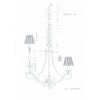 Люстра подвесная Riccio 705064