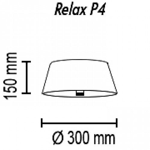 Потолочный светильник TopDecor Relax P4 10 02g