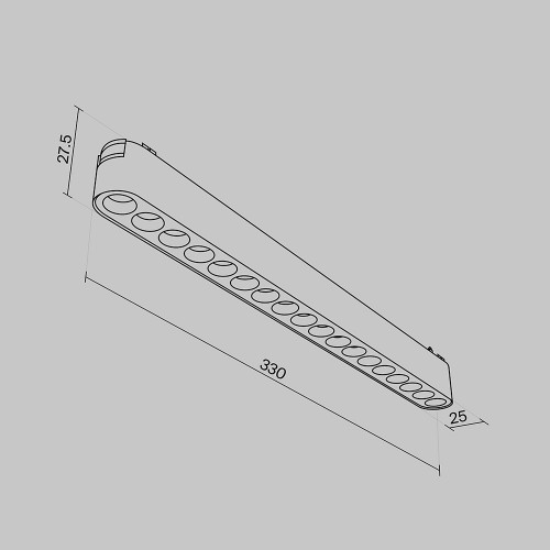 Трековый светильник Maytoni Technical TR082-1-18W3K-M-W