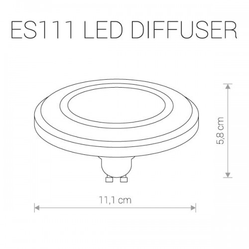 Лампа ES111 LED 9345