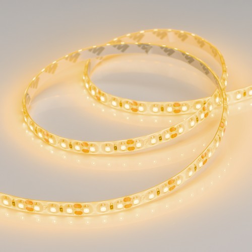 Светодиодная лента герметичная RTW-SE-A120-8mm 12V Yellow (9.6 W/m, IP65, 2835, 5m) (Arlight, 9.6 Вт/м, IP65)