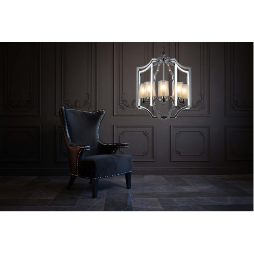 Подвесная люстра Lumina Deco Vigatto LDP 1224-8 CHR