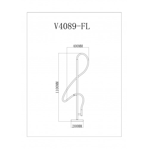 Торшер Moderli V4089-FL