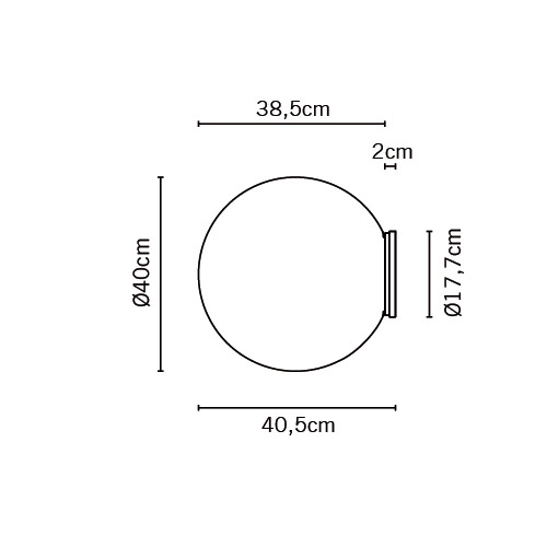 Настенно-потолочный светильник Fabbian Lumi Sfera F07G3101