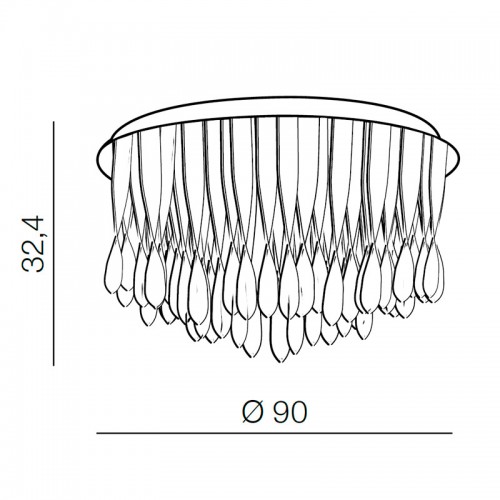 Люстра потолочная Azzardo Jewel 90 AZ1661