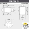 Светильник уличный Fumagalli TERESA 2L2.000.000.LXZ1L