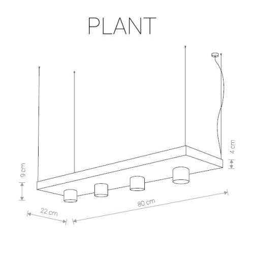 Светильник подвесной PLANT 9381