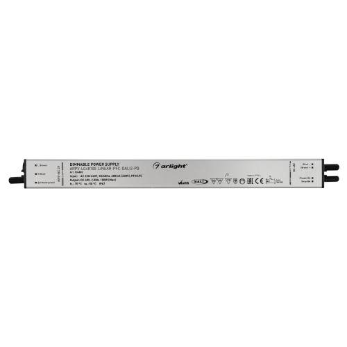 Блок питания ARPV-LG48100-LINEAR-PFC-DALI2-PD (48V, 2.08A, 100W) (Arlight, IP67 Металл, 5 лет)