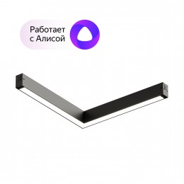 Угловой светильник SMART LINEAR ANGLE черный Denkirs DK8014-BK