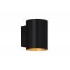 Бра Zumaline SOLA WL ROUND BLACK-GOLD 91061