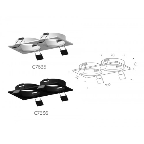 Корпус светильника Ambrella DIY Spot C7636