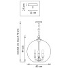 Люстра подвесная Lightstar Sferico 729134