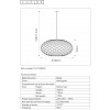 Светильник подвесной Lucide WOLFRAM 21417/99/02