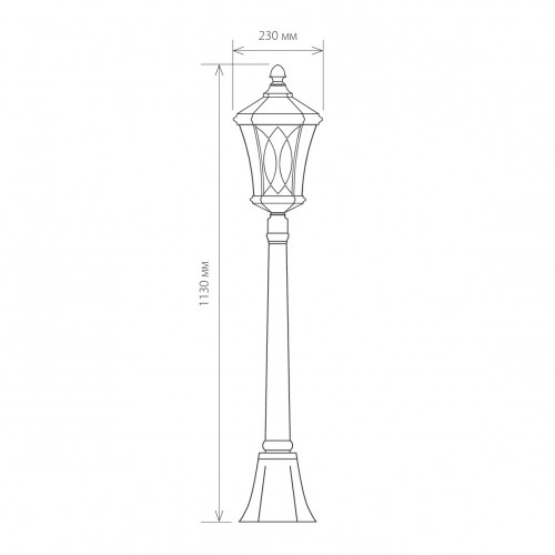 Светильник садово-парковый Elektrostandard Virgo F капучино GLXT-1450F