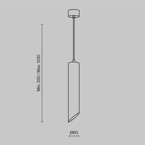 Подвесной светильник Maytoni Pendant Lipari P044PL-01-30GU10-W