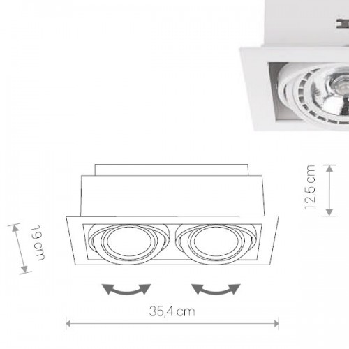 Встраиваемый светильник DOWNLIGHT 9574