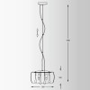 Люстра подвесная Zumaline CRYSTAL P0076-03E-F4FZ