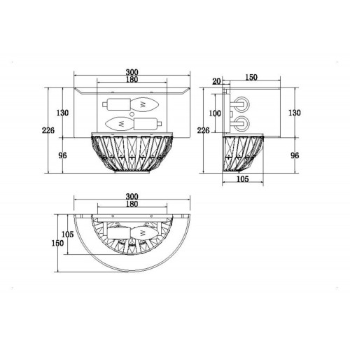 Бра Maytoni Pantheon H021WL-02CH