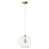 Светильник подвесной Crystal Lux LUISA LUISA SP1 BRASS/TRANSPARENT