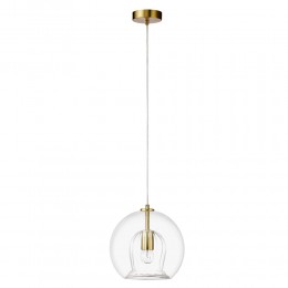 Светильник подвесной Crystal Lux LUISA LUISA SP1 BRASS/TRANSPARENT