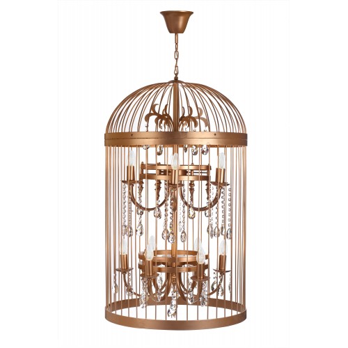 Люстра MAK-interior Birdcage D60 Gold BC08-12G