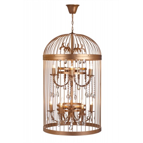 Люстра MAK-interior Birdcage D60 Gold BC08-12G