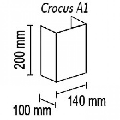 Настенный светильник TopDecor Crocus Glade A1 10 97g