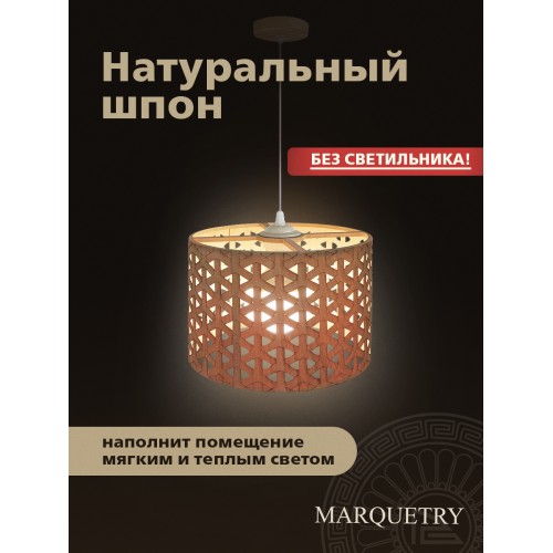 Абажур PG Marquetry ECO, Polar lights, треугольник, PG-ACeC-TN-S-BP1, дерево, шпон бука