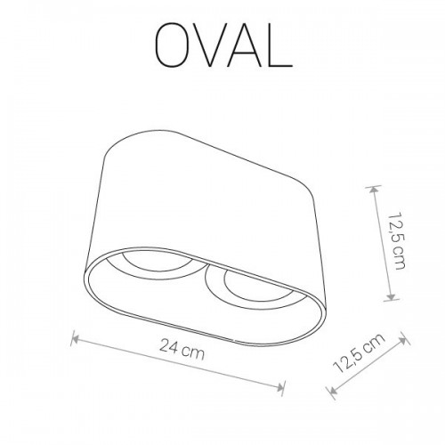 Потолочный светильник OVAL 9241