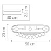 Люстра потолочная Monile 704094