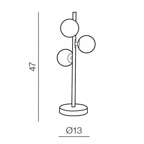 Настольная лампа Azzardo Sybilla 3 table AZ2103