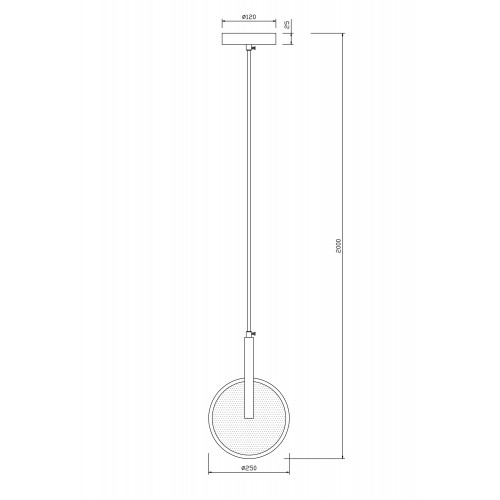 Подвесной светильник Freya FR6002PL-L15BS