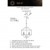 Люстра подвесная Aployt Romilda APL.732.16.05