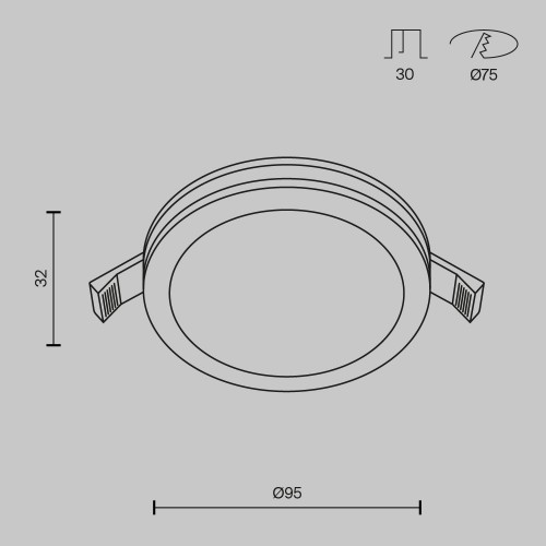 Встраиваемый светильник Phanton 12W DL2001-L12W