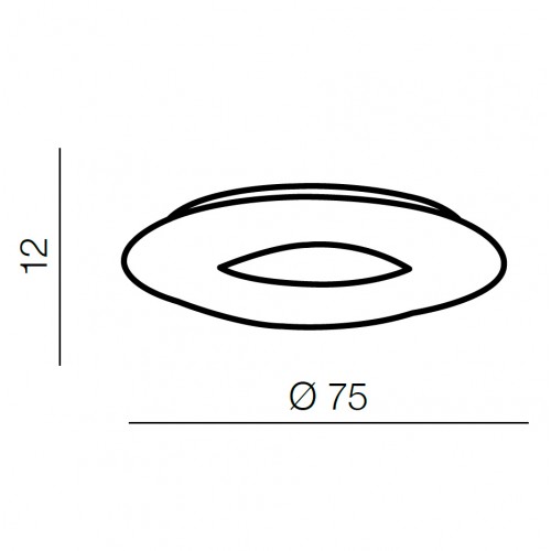 Светильник потолочный Azzardo Donut Top 75 CCT AZ2670