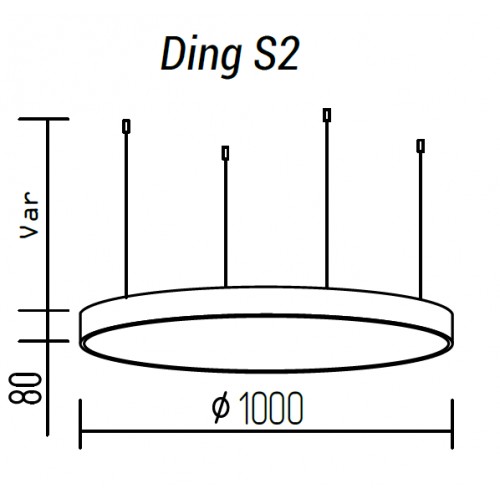 Подвесной светильник TopDecor Ding S2 10