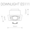 Встраиваемый светильник DOWNLIGHT 9571